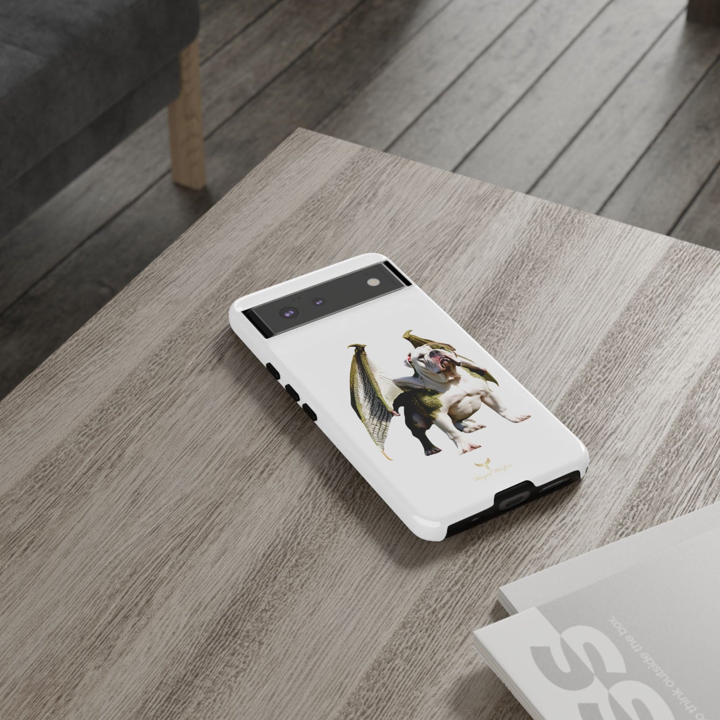 English Bulldog Dragon Phone Case - Tough & Unique Design