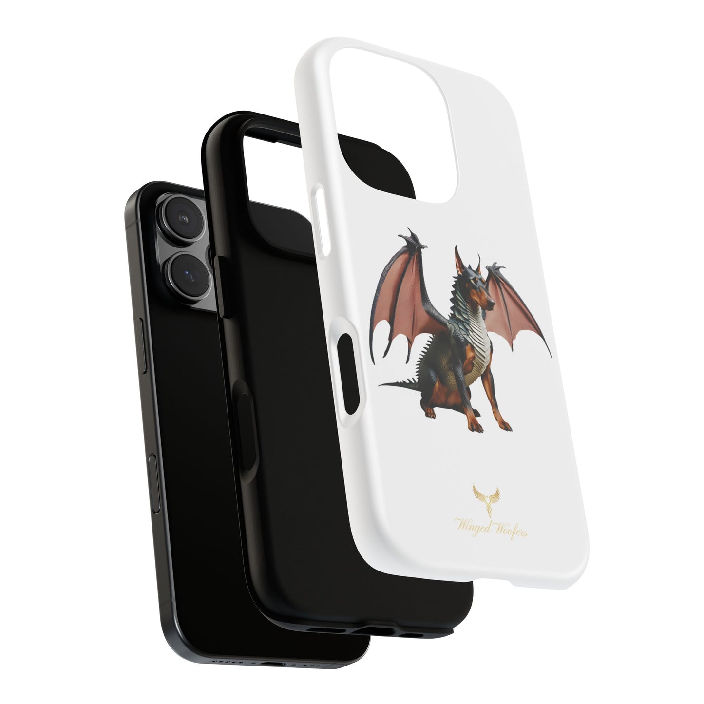 Mythical Doberman Pinscher Dragon Phone Case - Tough & Stylish Protection