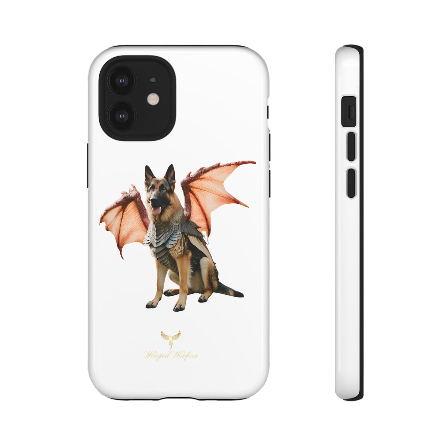 Mythical German Shepherd with Wings Dog iPhone Case | Tough Cases for Pet Lovers