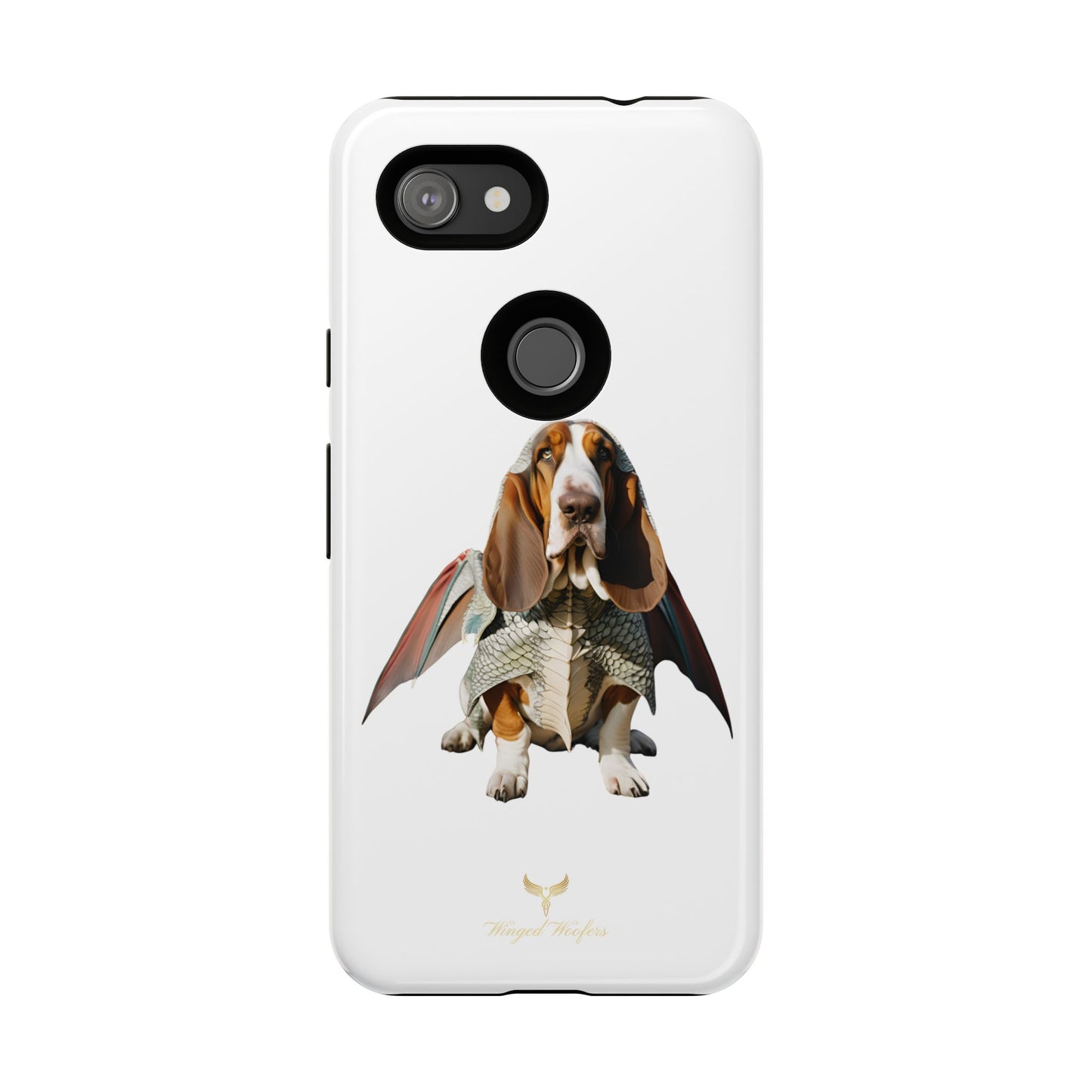 Whimsical Basset Hound Dog Phone Case - Tough Cases for Animal Lovers