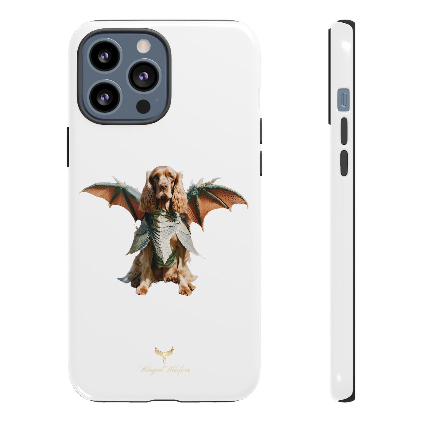 Dragon Wing Cocker Spaniel Dog Phone Case - Tough Cases for Pet Lovers