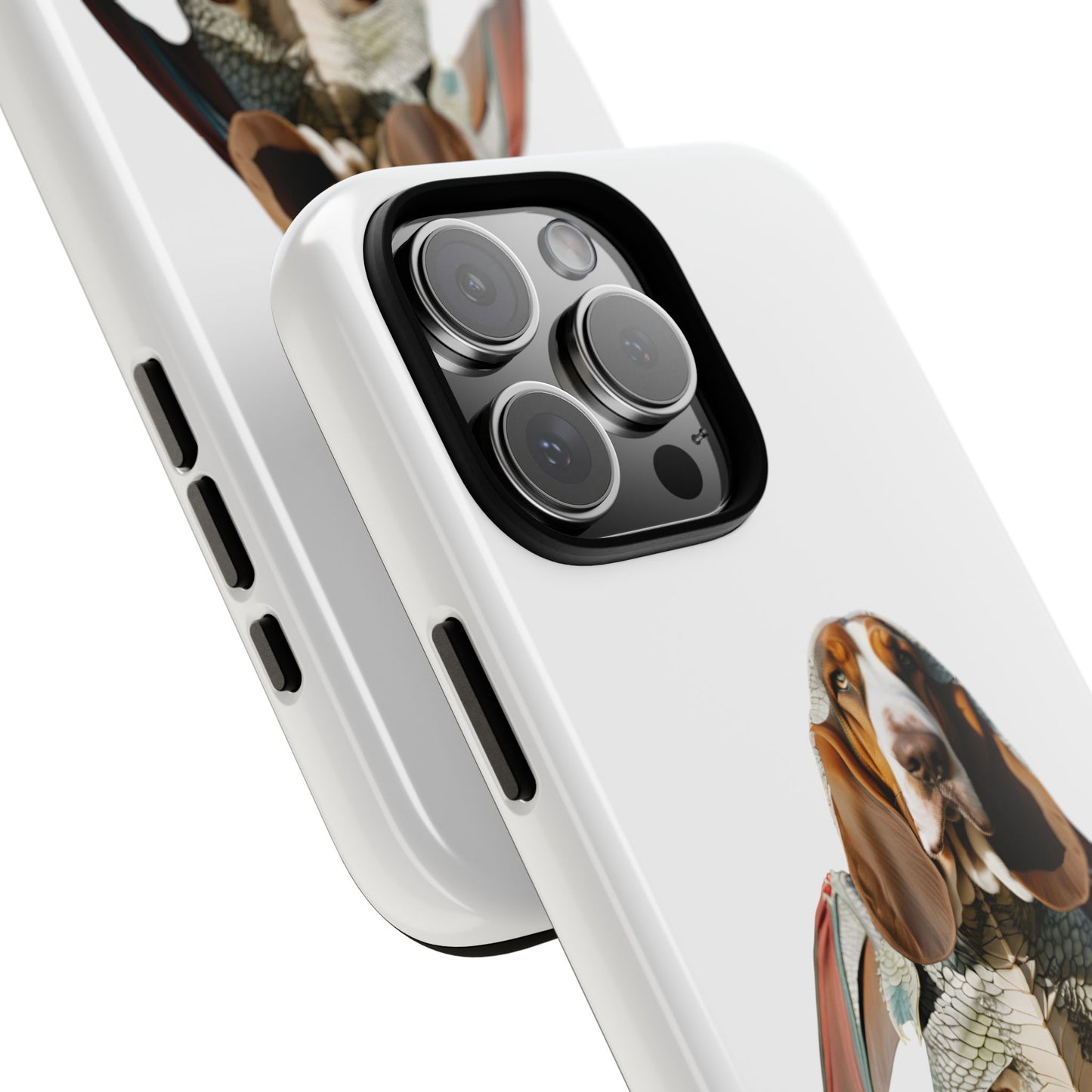 Whimsical Basset Hound Dog Phone Case - Tough Cases for Animal Lovers