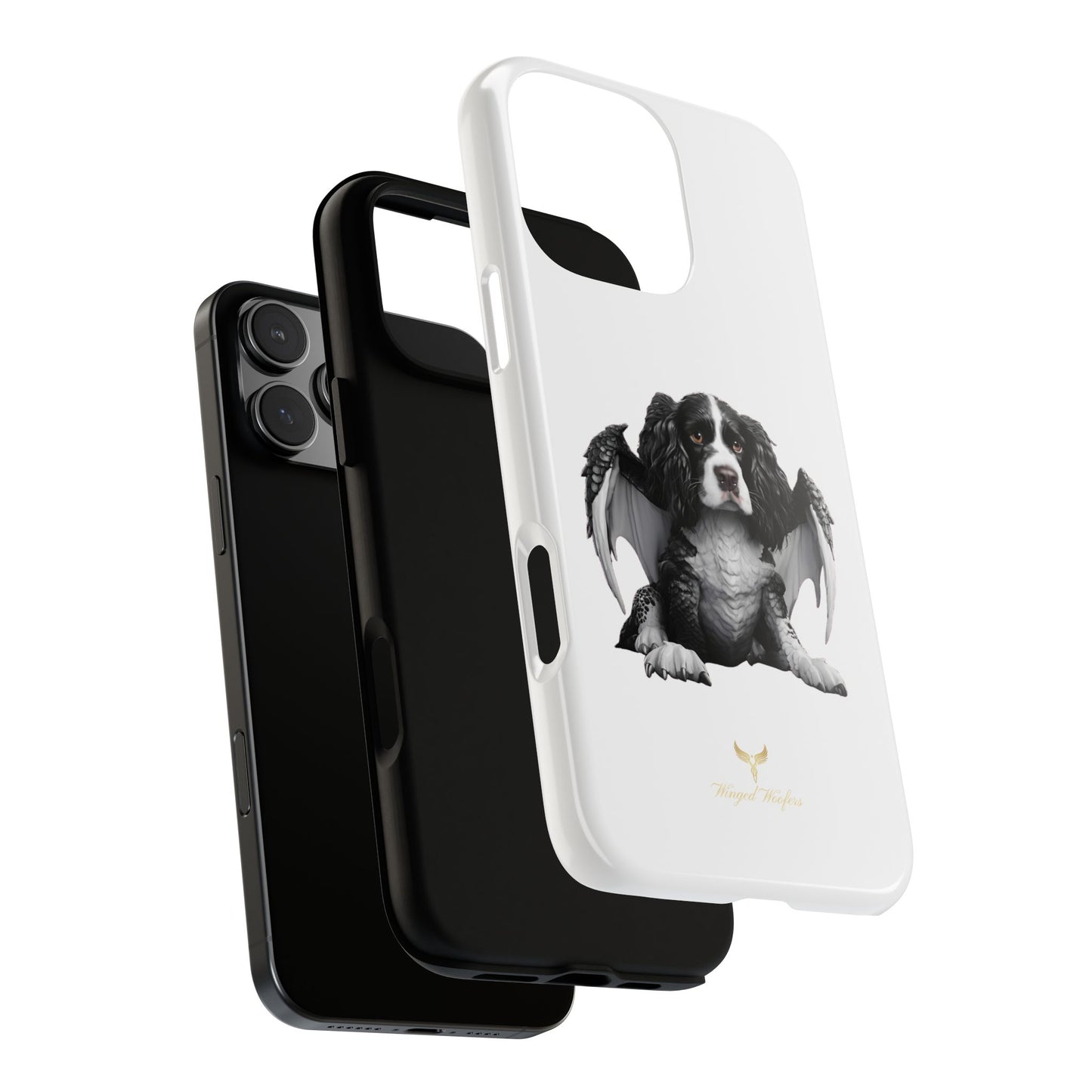 Springer Spaniel Puppy Dragon Winged Dog Phone Case - Tough Cases for Pet Lovers