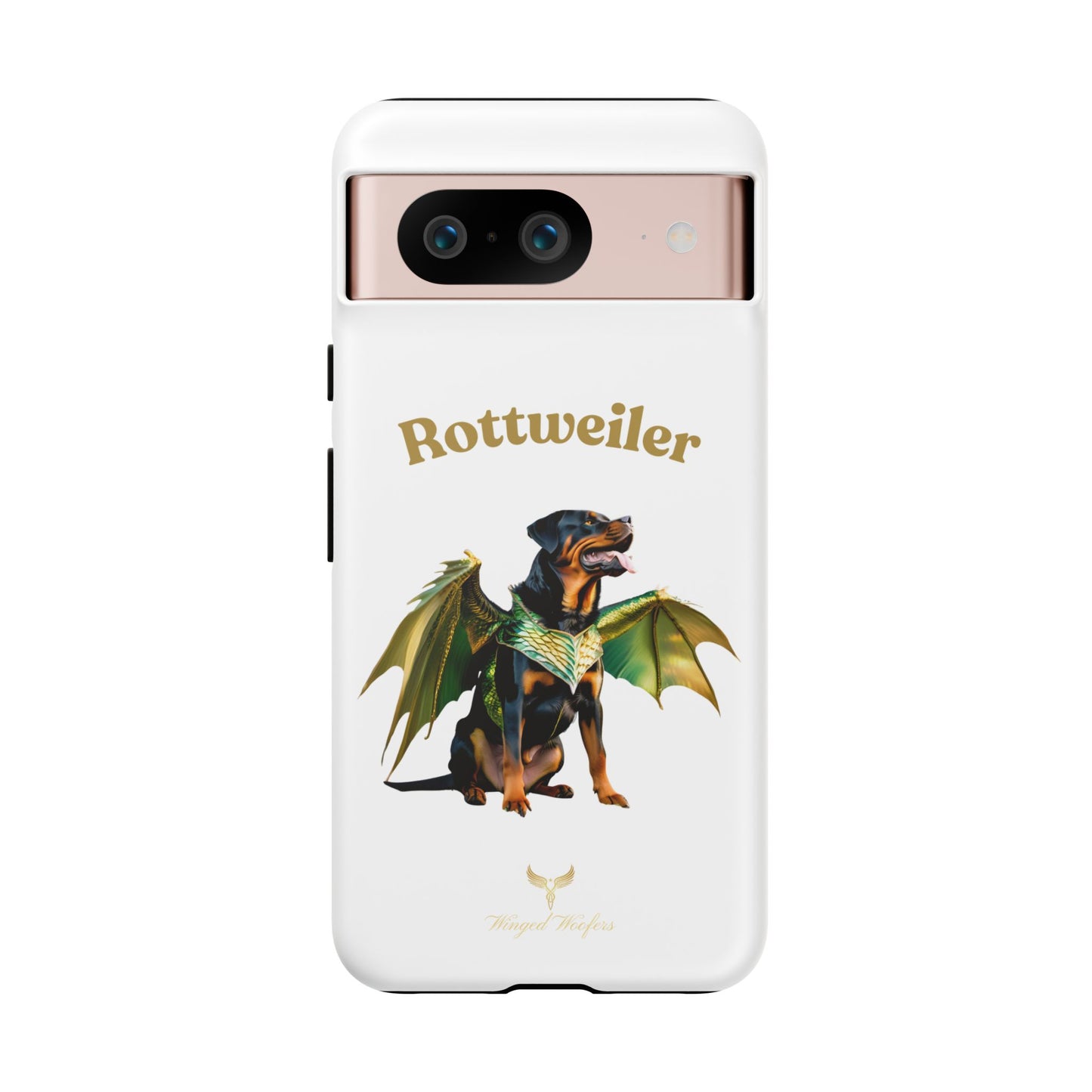 Rottweiler Dragon Wings Phone Case - Tough Cases for Dog Lovers