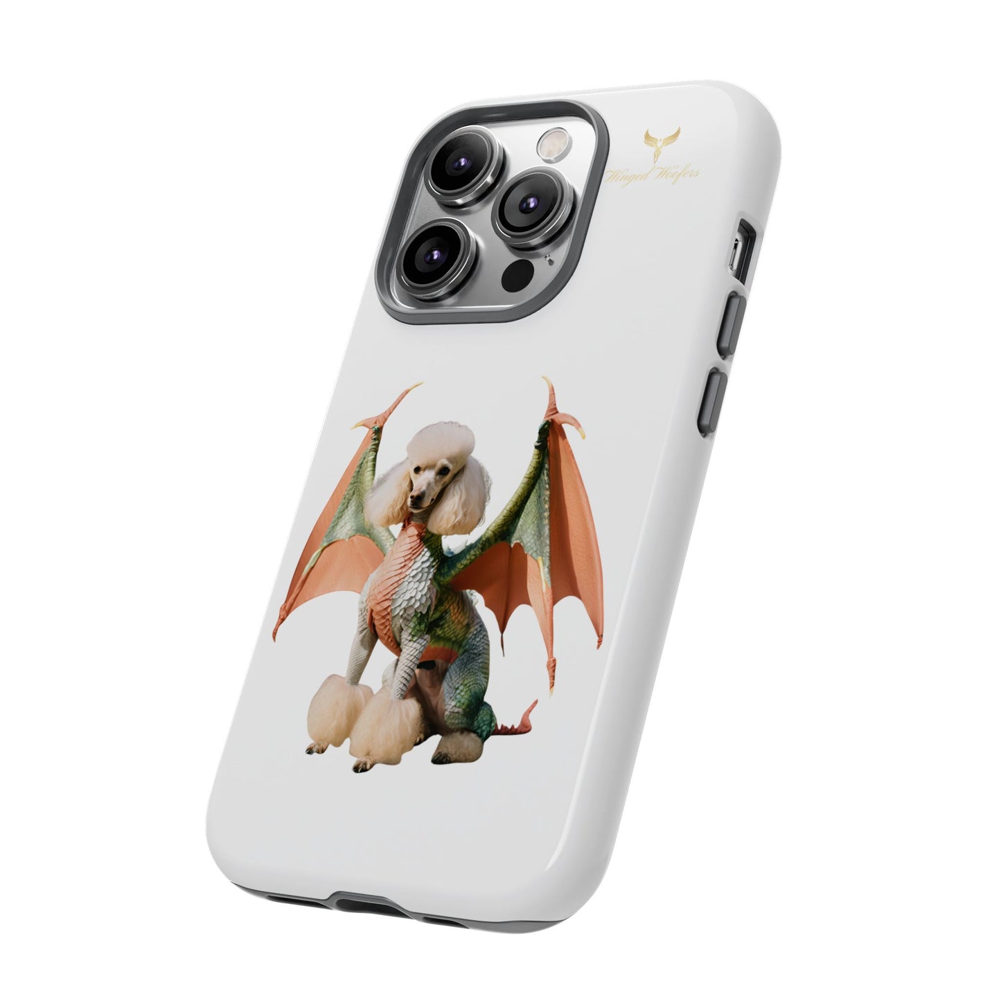 Unique Dragon Poodle Phone Case - Tough Cases for Pet Lovers