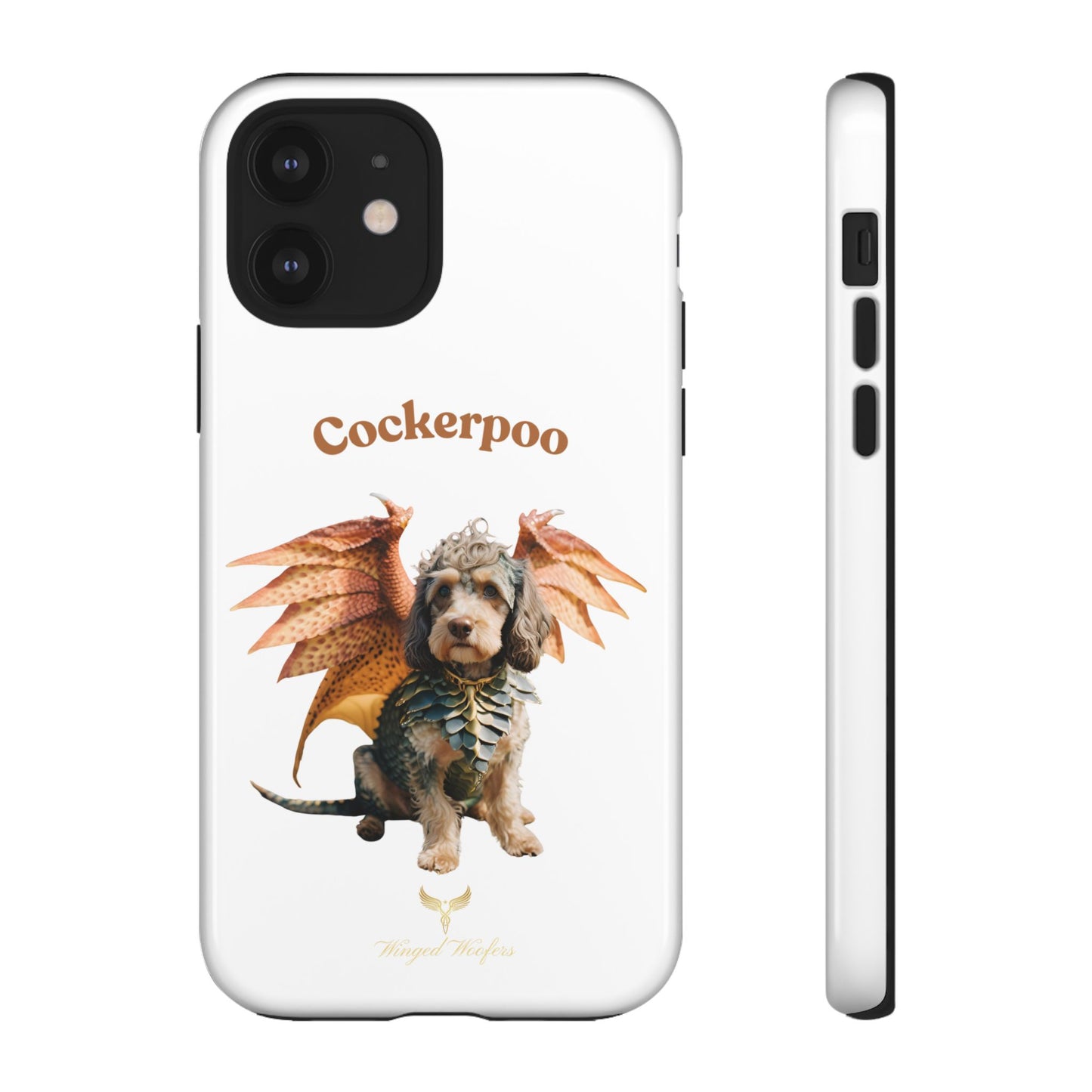 Cockerpoo Dragon Phone Case – Tough & Whimsical Pet Lover Gift