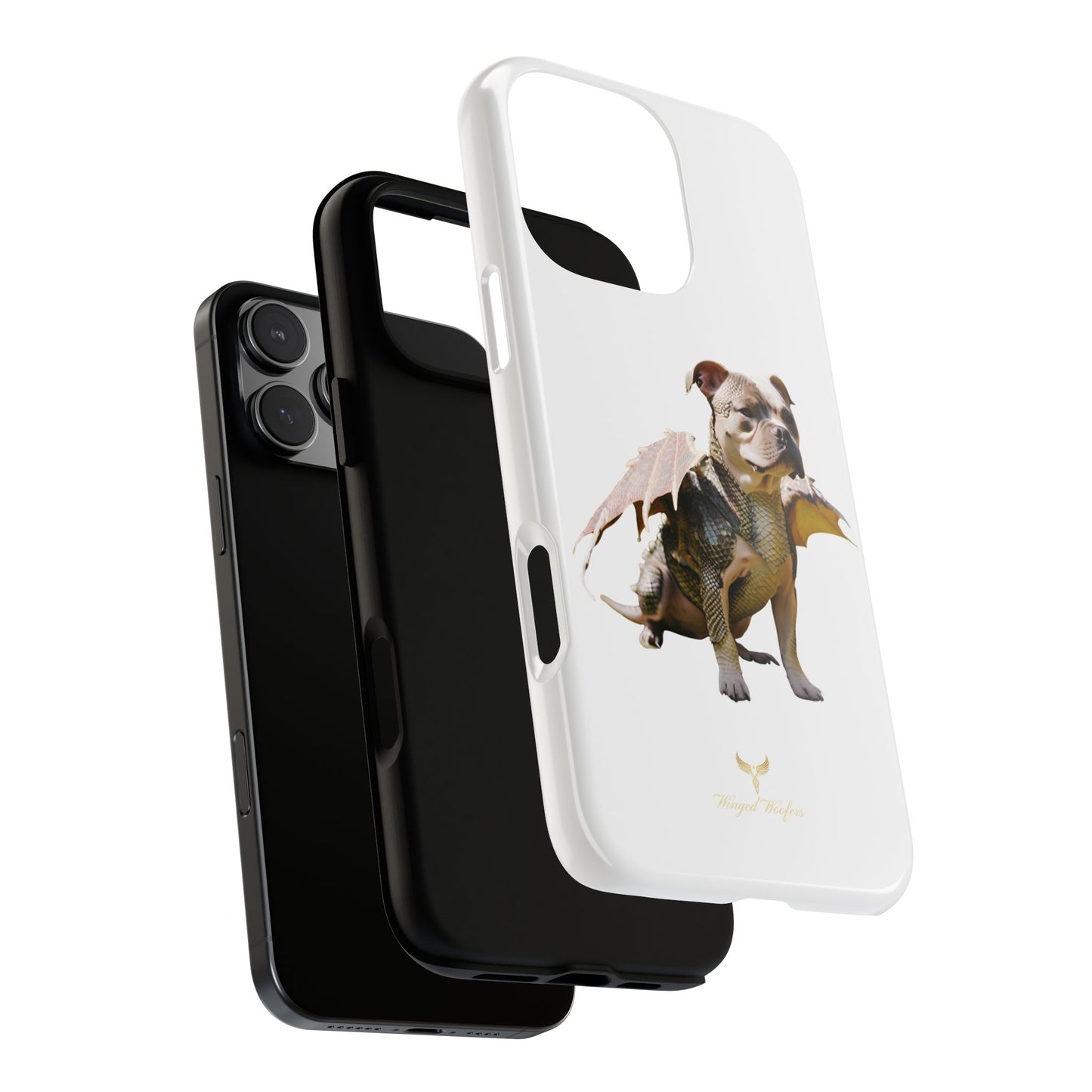 Staffordshire Bulldog Dragon Tough Phone Case - Unique Animal Design for Pet Lovers