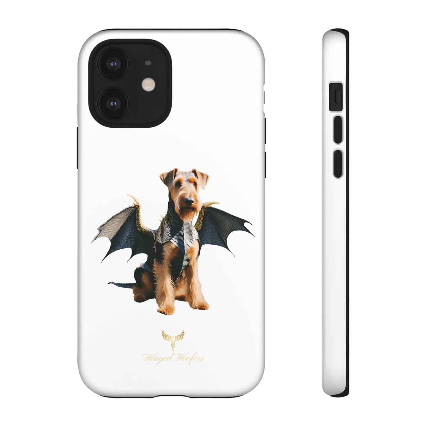 Cool Dragon Airedale Terrier Dog Phone Case - Tough Cases for Pet Lovers