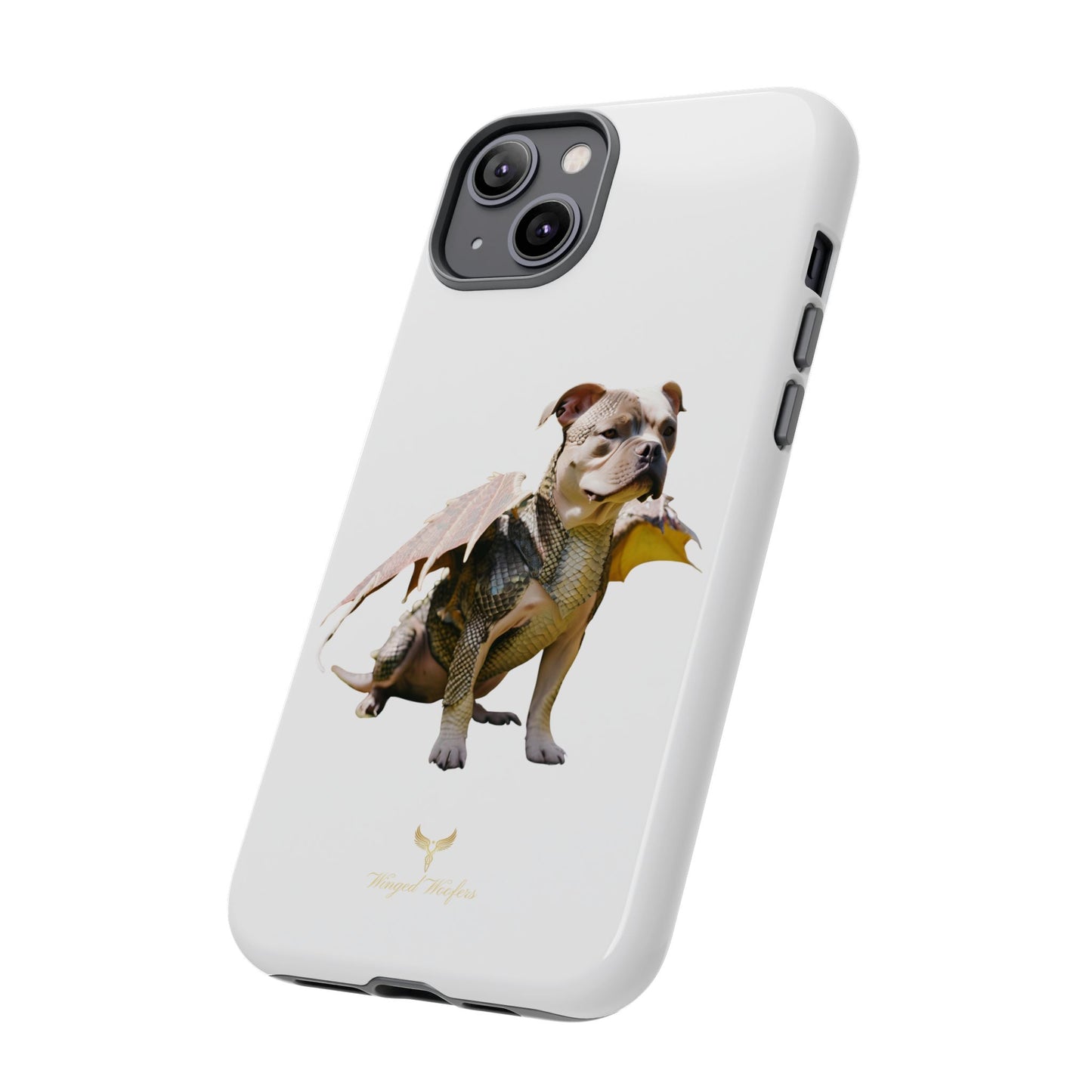 Staffordshire Bulldog Dragon Tough Phone Case - Unique Animal Design for Pet Lovers