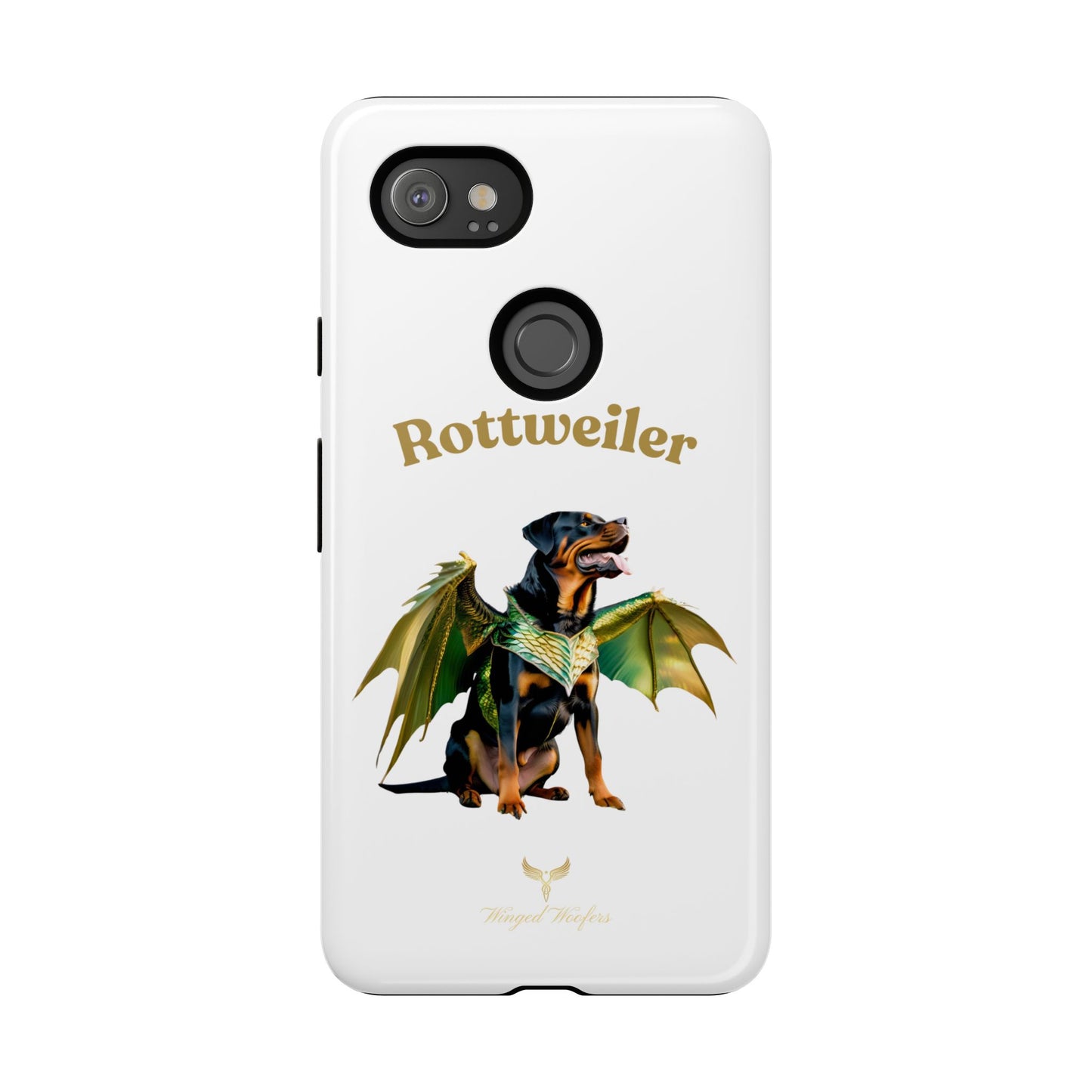 Rottweiler Dragon Wings Phone Case - Tough Cases for Dog Lovers