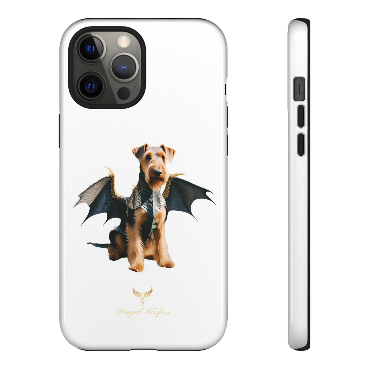 Cool Dragon Airedale Terrier Dog Phone Case - Tough Cases for Pet Lovers