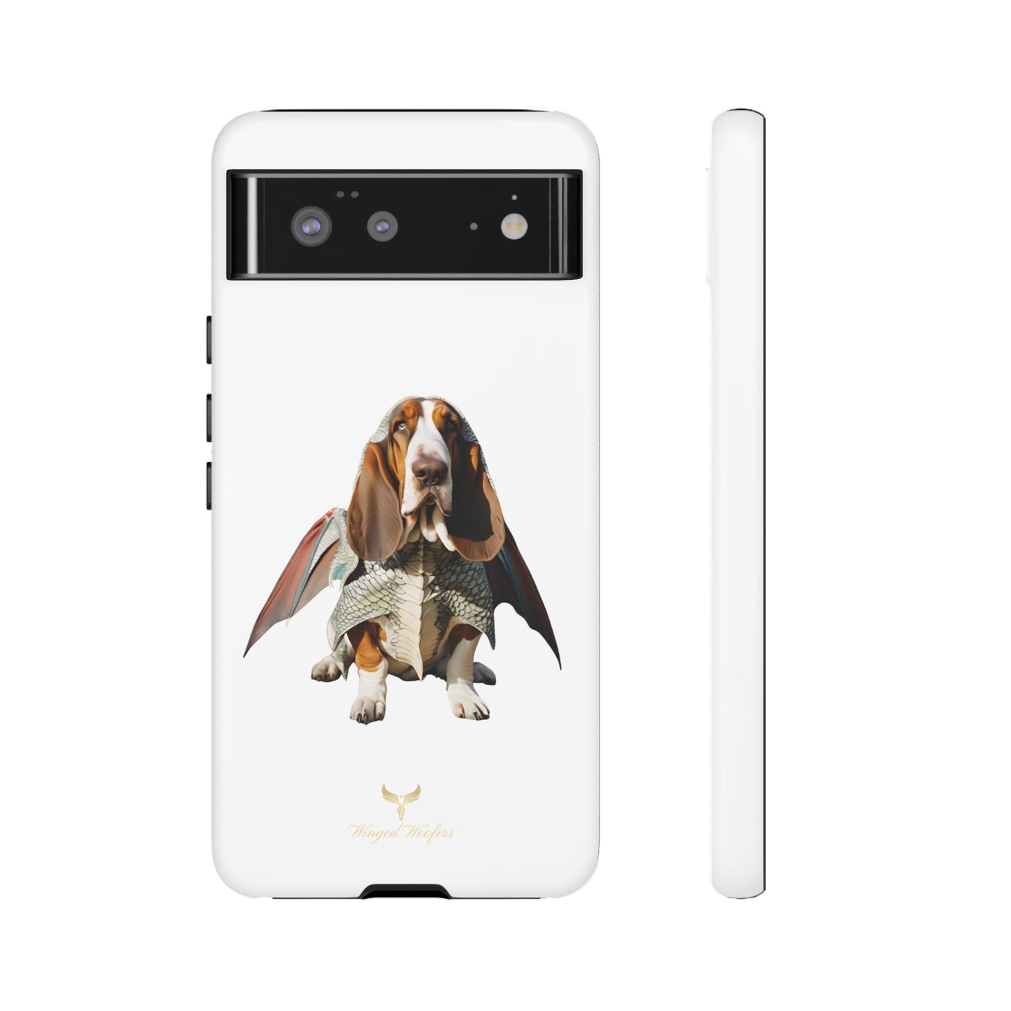 Whimsical Basset Hound Dog Phone Case - Tough Cases for Animal Lovers