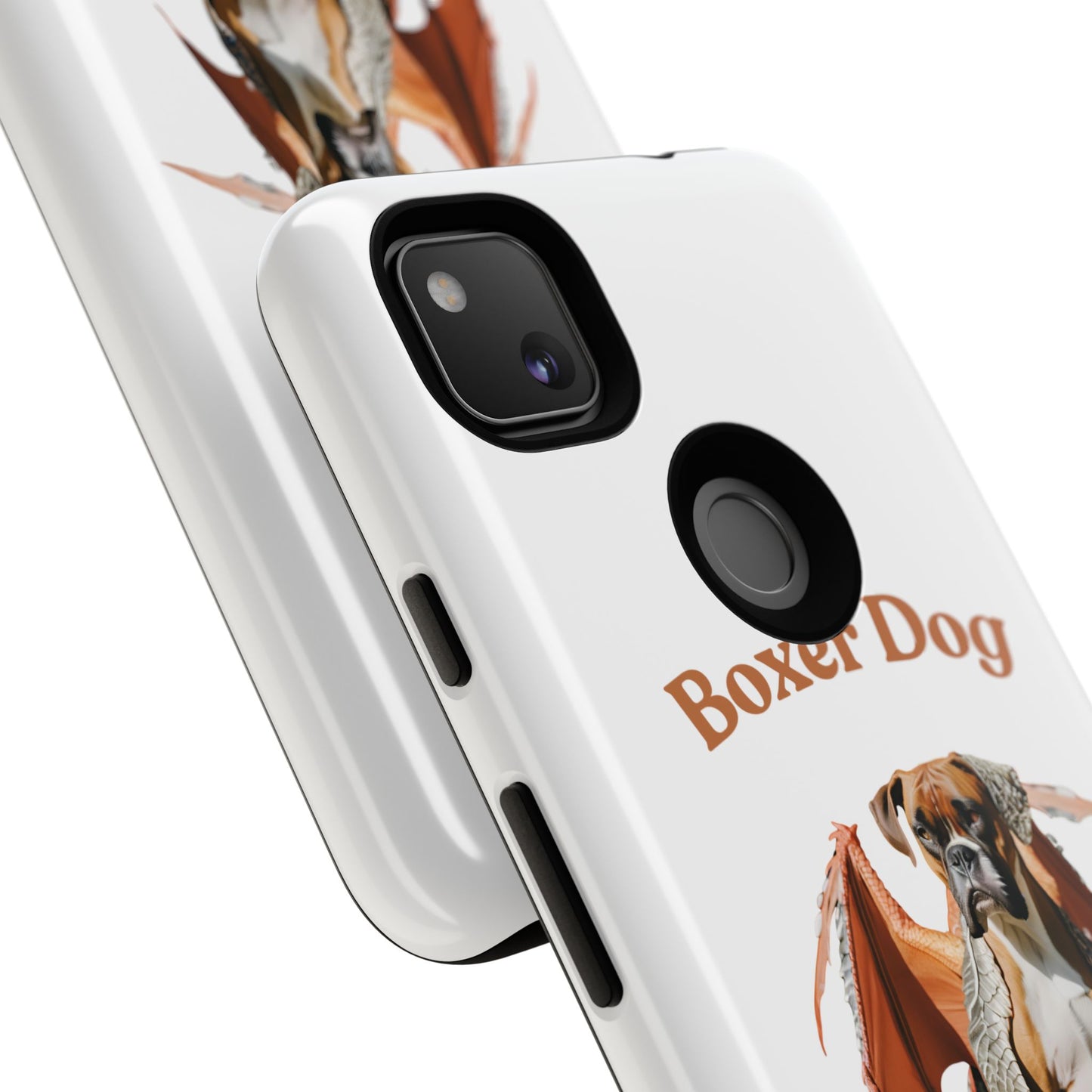 Boxer Dog Dragon Art Phone Case - Tough Cases