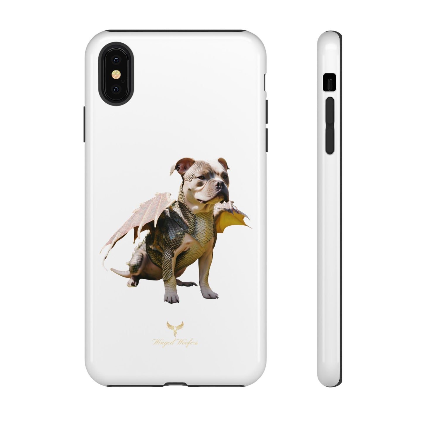 Staffordshire Bulldog Dragon Tough Phone Case - Unique Animal Design for Pet Lovers