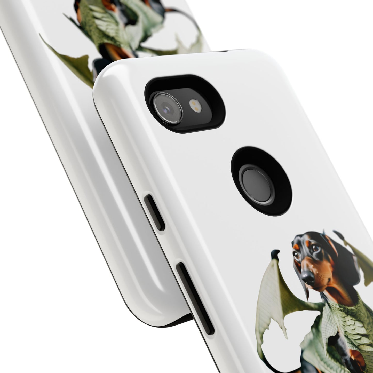 Whimsical Dragon Dog Phone Case - Tough Cases for Pet Lovers