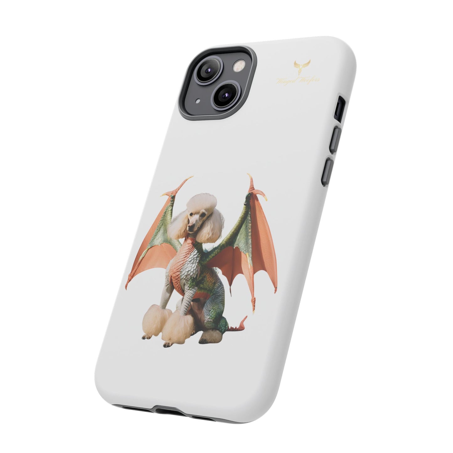 Unique Dragon Poodle Phone Case - Tough Cases for Pet Lovers