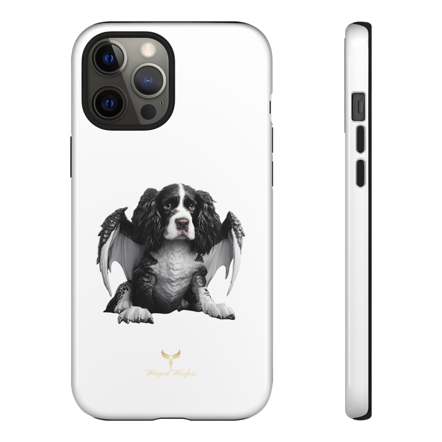 Springer Spaniel Puppy Dragon Winged Dog Phone Case - Tough Cases for Pet Lovers