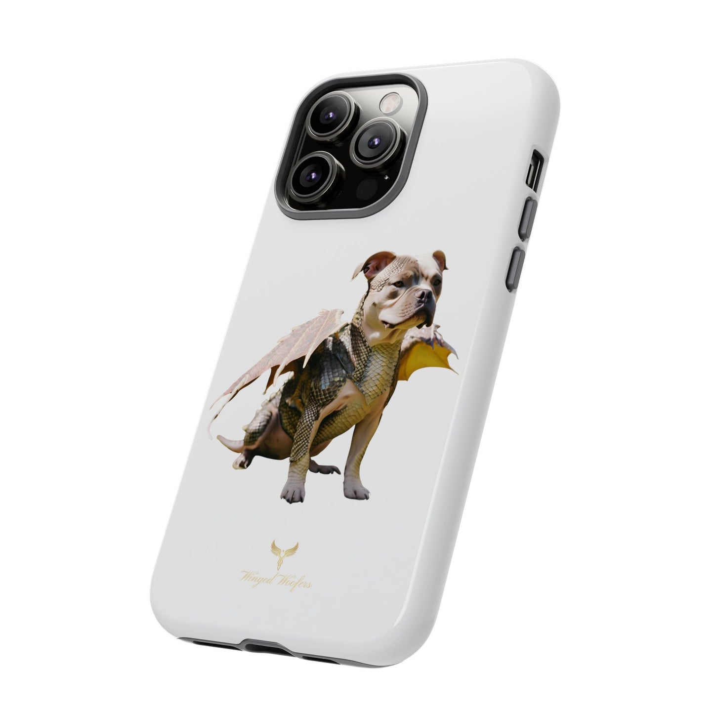 Staffordshire Bulldog Dragon Tough Phone Case - Unique Animal Design for Pet Lovers