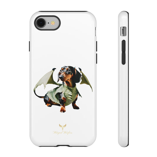 Whimsical Dragon Dog Phone Case - Tough Cases for Pet Lovers