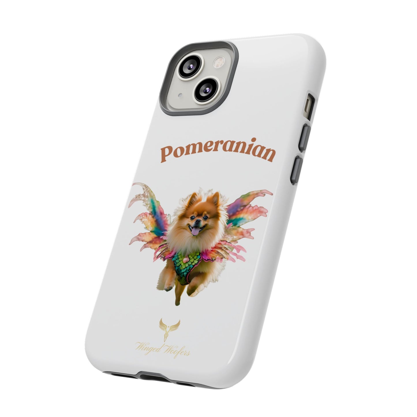 Pomeranian Winged Dog Phone Case – Cute Dog Lover Accessory