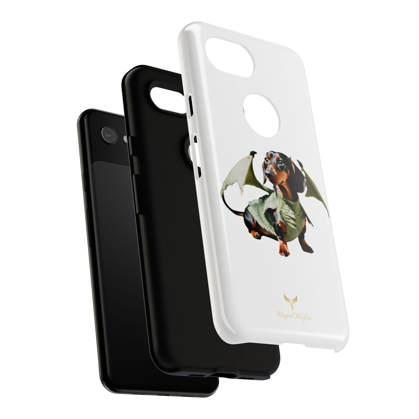 Whimsical Dragon Dog Phone Case - Tough Cases for Pet Lovers