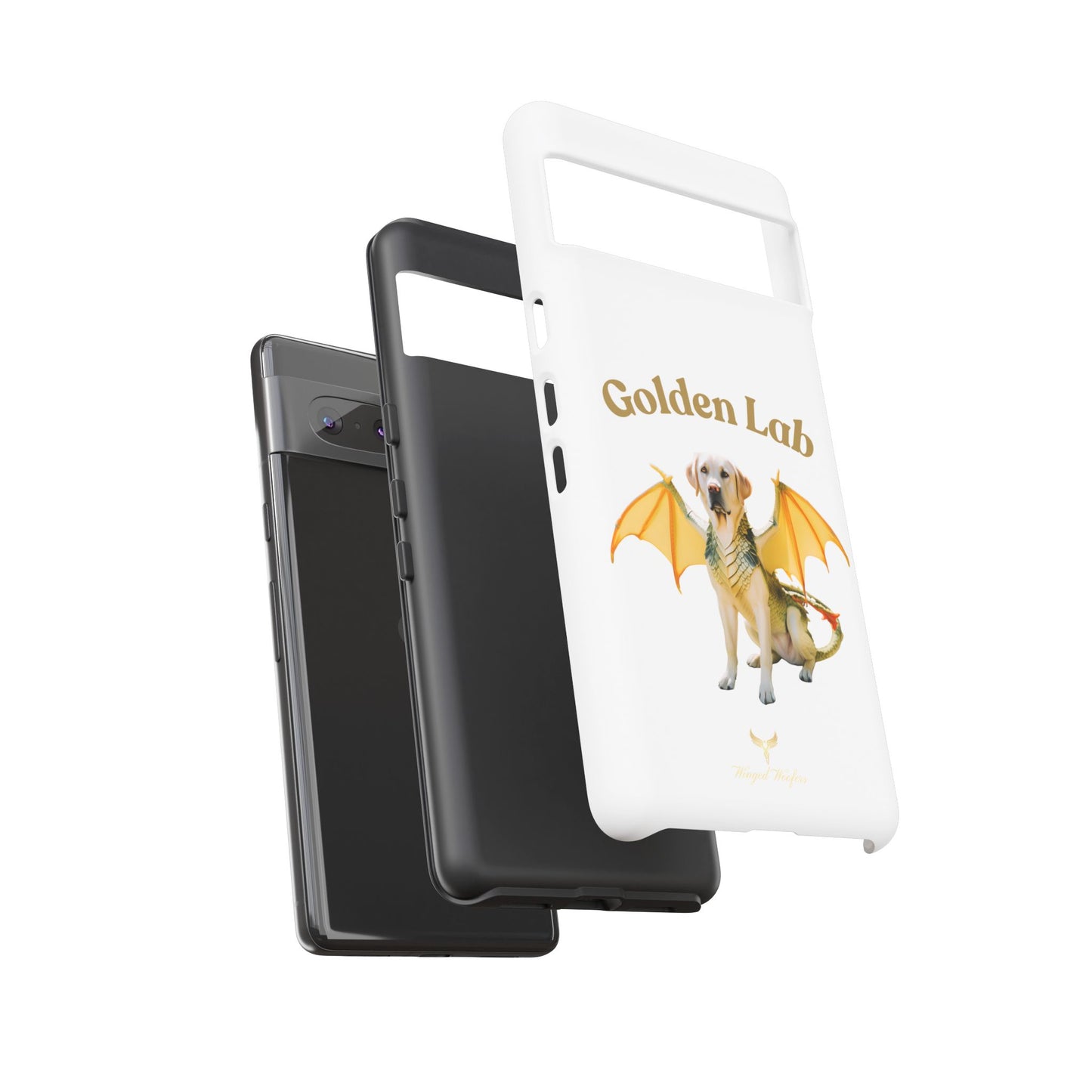 Golden Lab Dragon Phone Case - Tough Protection with a Fun Twist