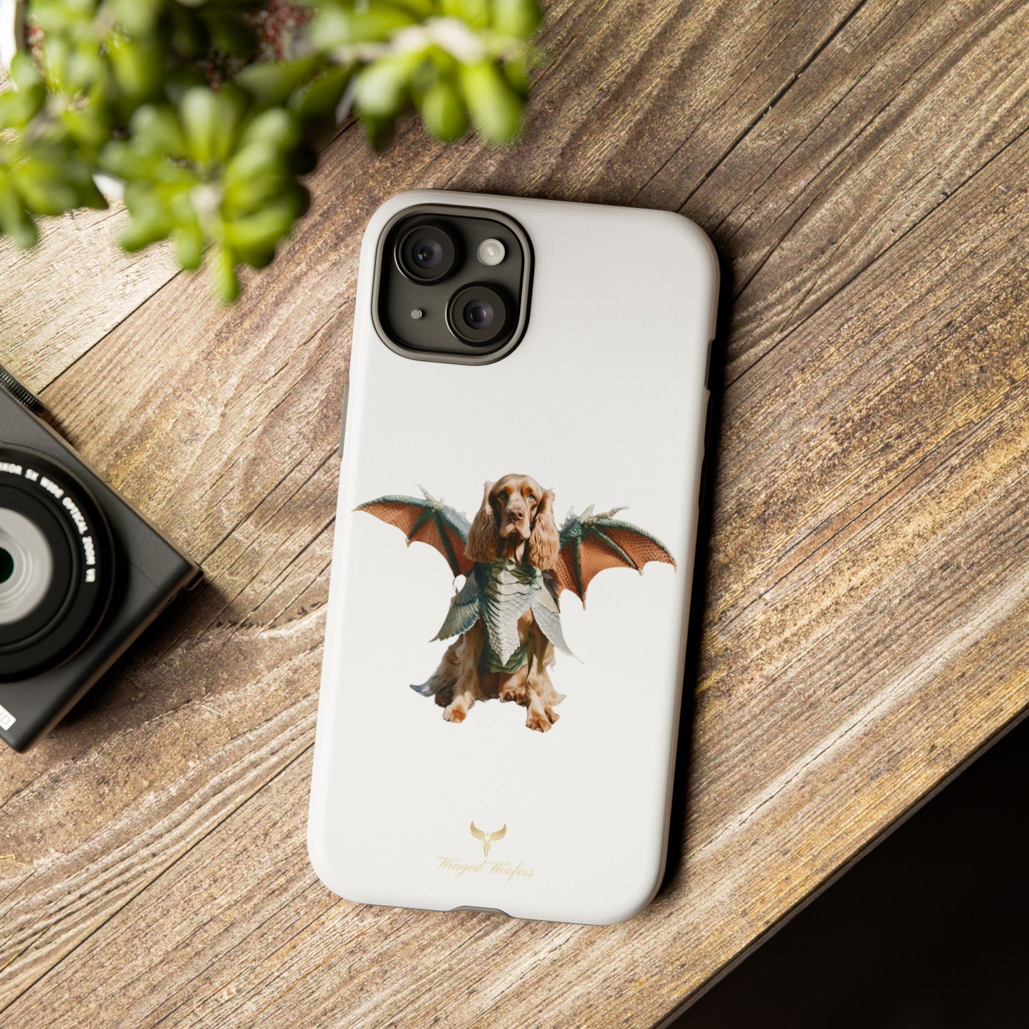 Dragon Wing Cocker Spaniel Dog Phone Case - Tough Cases for Pet Lovers