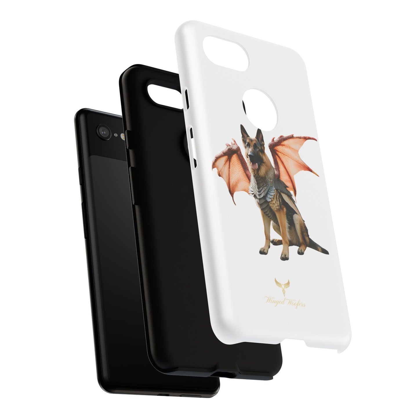 Mythical German Shepherd with Wings Dog iPhone Case | Tough Cases for Pet Lovers