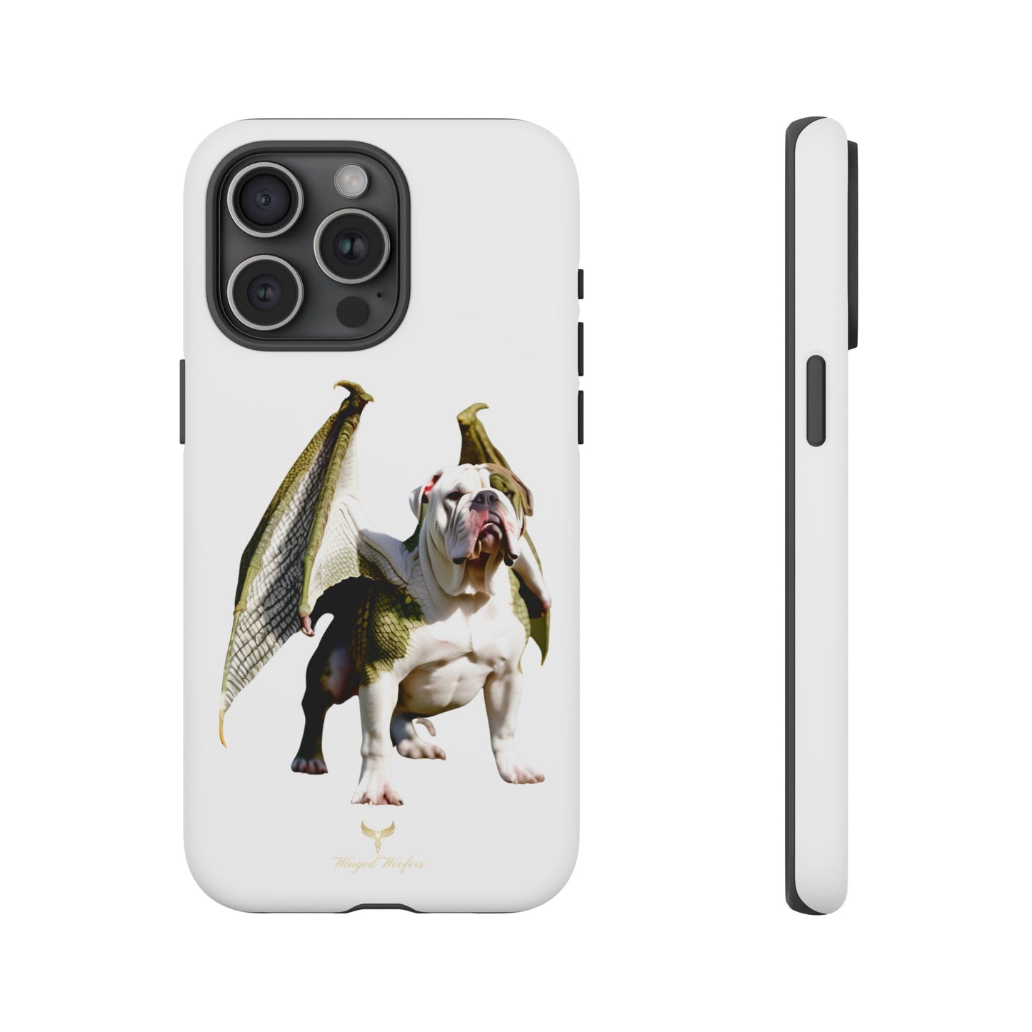 English Bulldog Dragon Phone Case - Tough & Unique Design