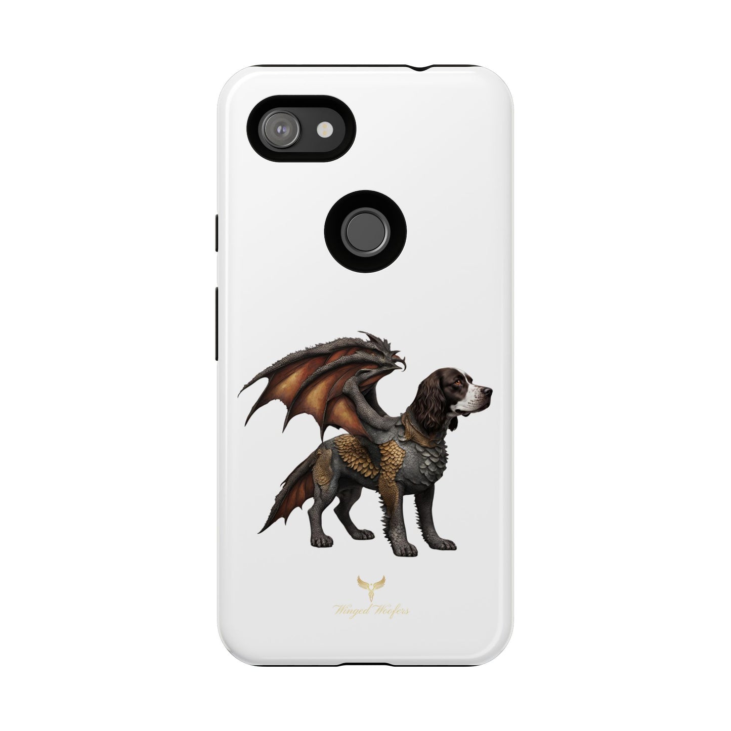 Fantasy Springer Spaniel as a Dragon Phone Case - Tough Cases for Pet Lovers