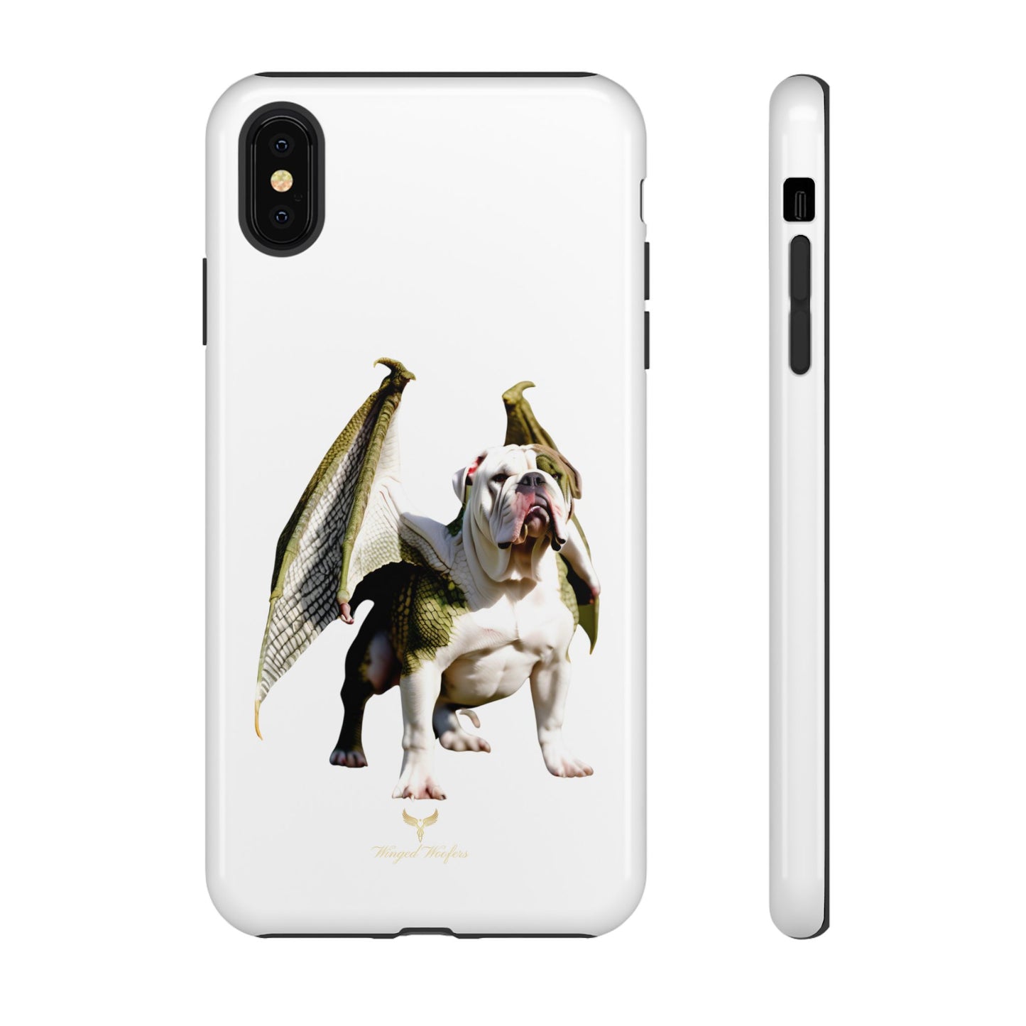 English Bulldog Dragon Phone Case - Tough & Unique Design