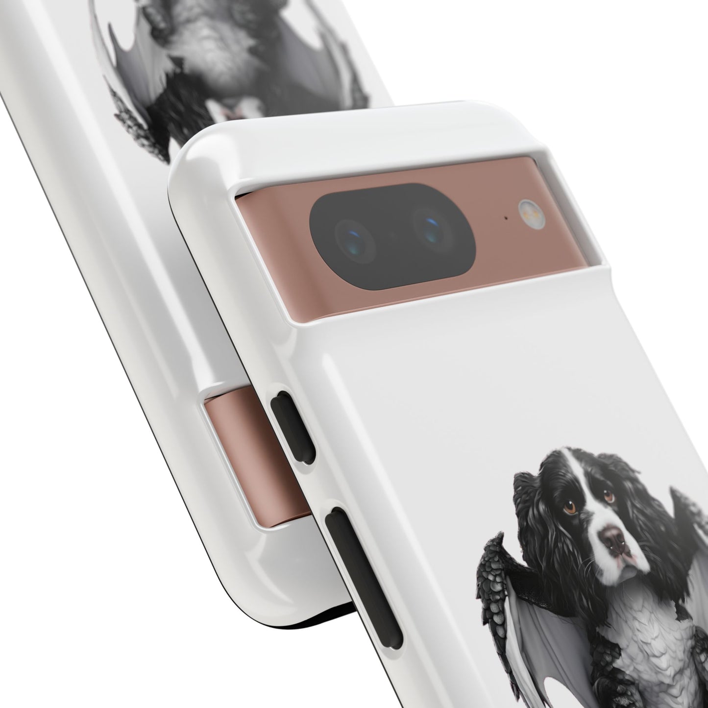 Springer Spaniel Puppy Dragon Winged Dog Phone Case - Tough Cases for Pet Lovers