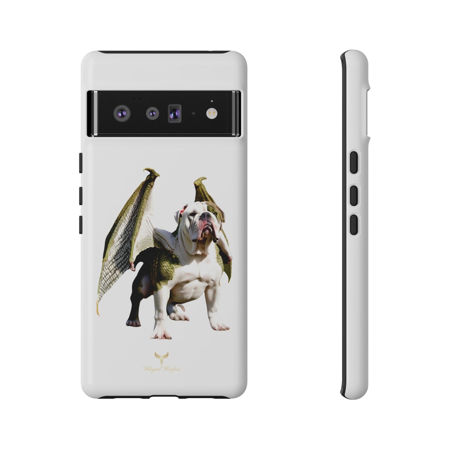 English Bulldog Dragon Phone Case - Tough & Unique Design