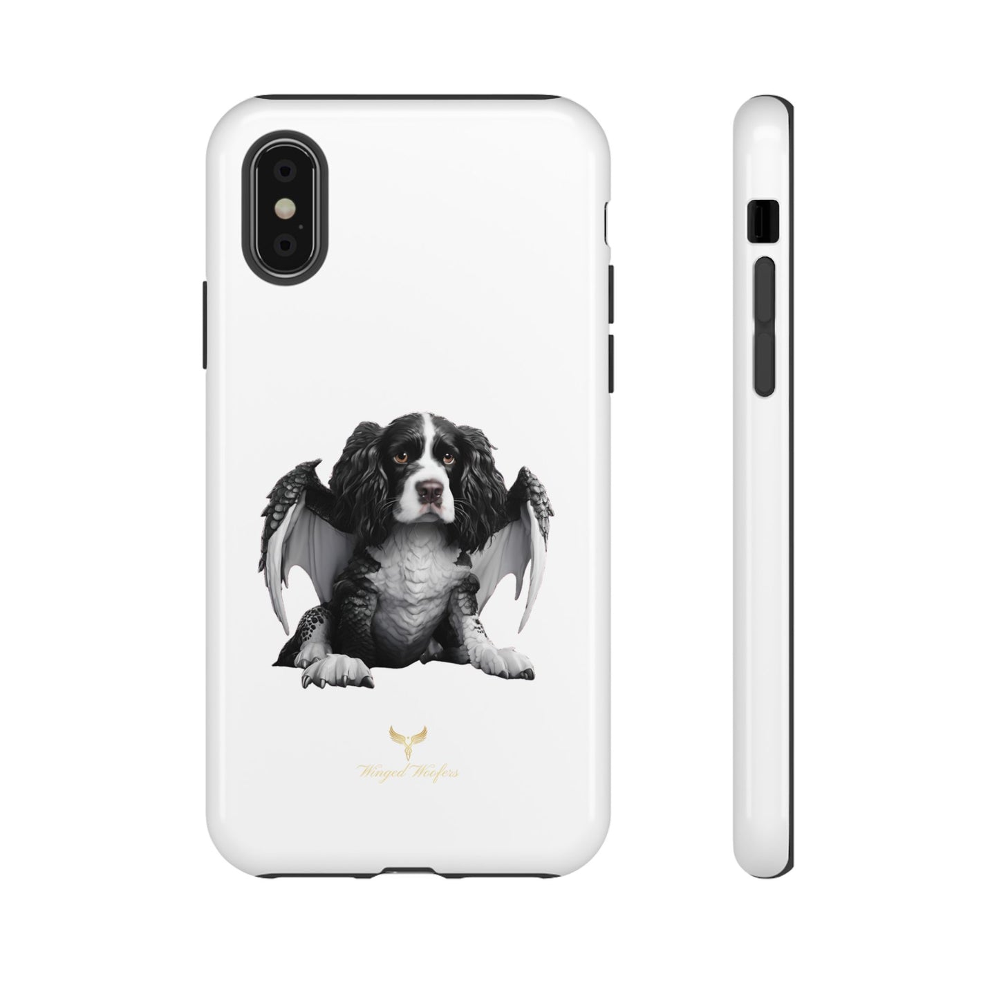 Springer Spaniel Puppy Dragon Winged Dog Phone Case - Tough Cases for Pet Lovers