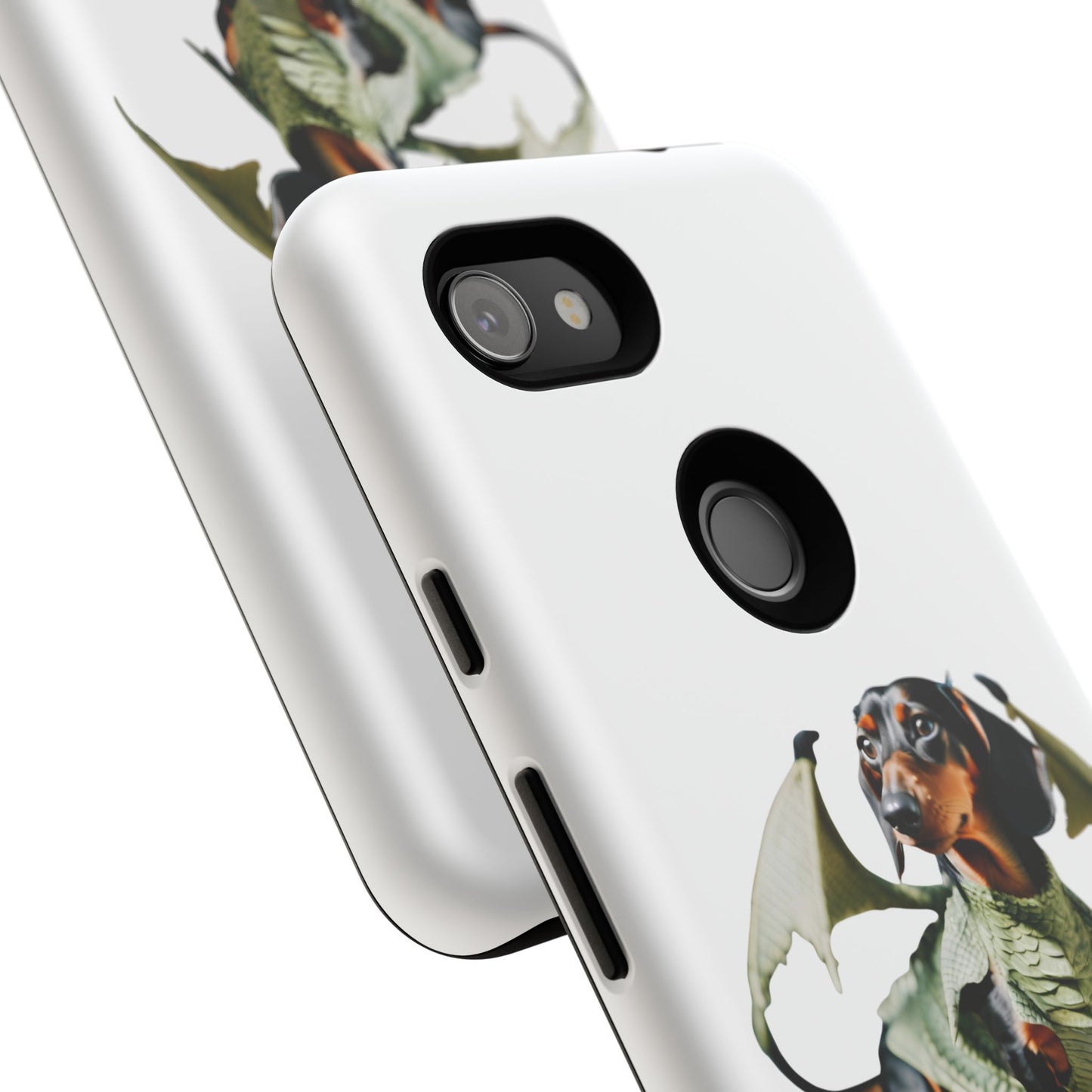 Whimsical Dragon Dog Phone Case - Tough Cases for Pet Lovers