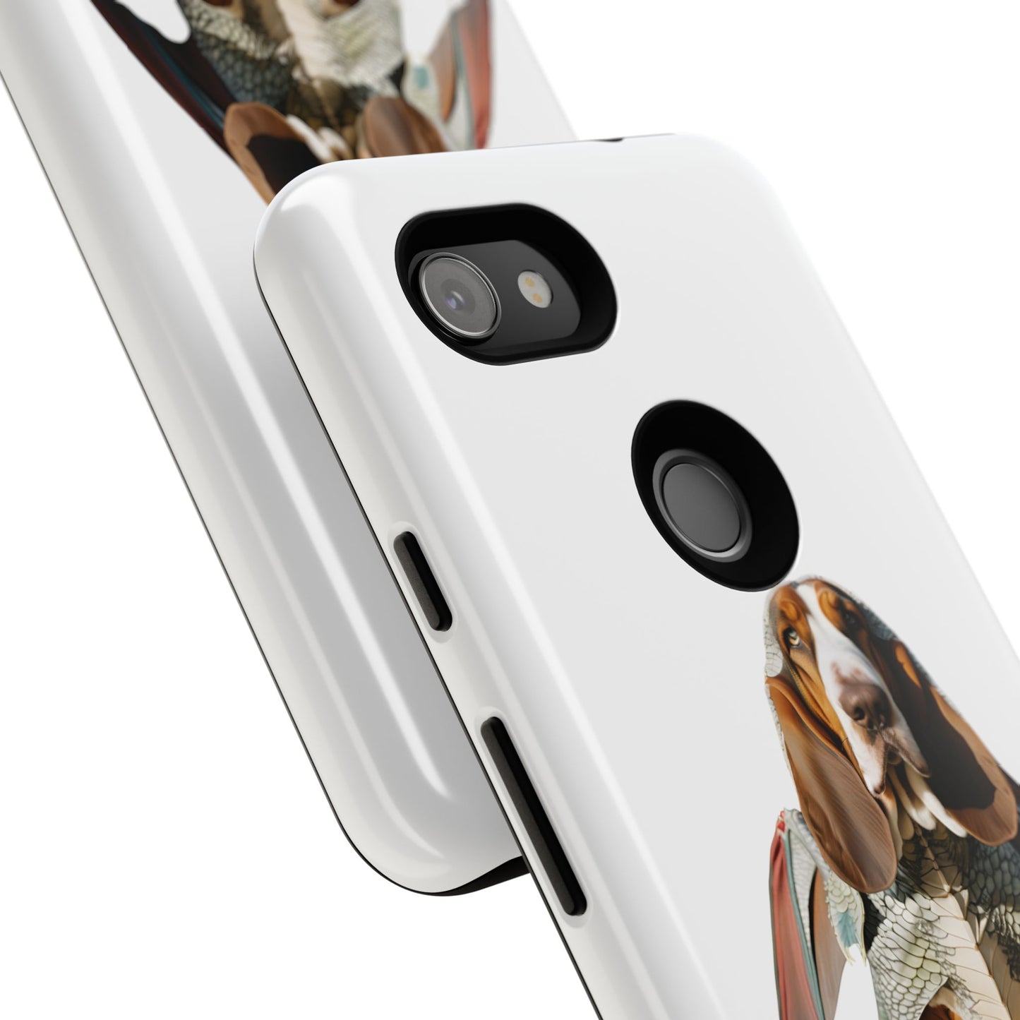 Whimsical Basset Hound Dog Phone Case - Tough Cases for Animal Lovers