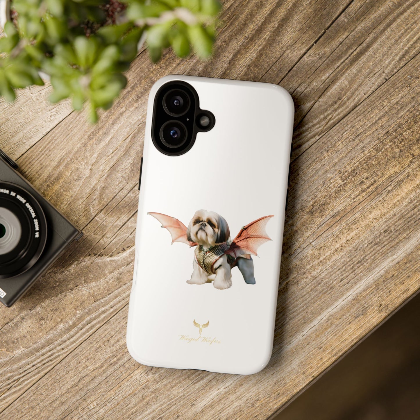 Fantasy Shih Tzu with Dragon Wings Pet Phone Case – Tough Cases for Dog Lovers