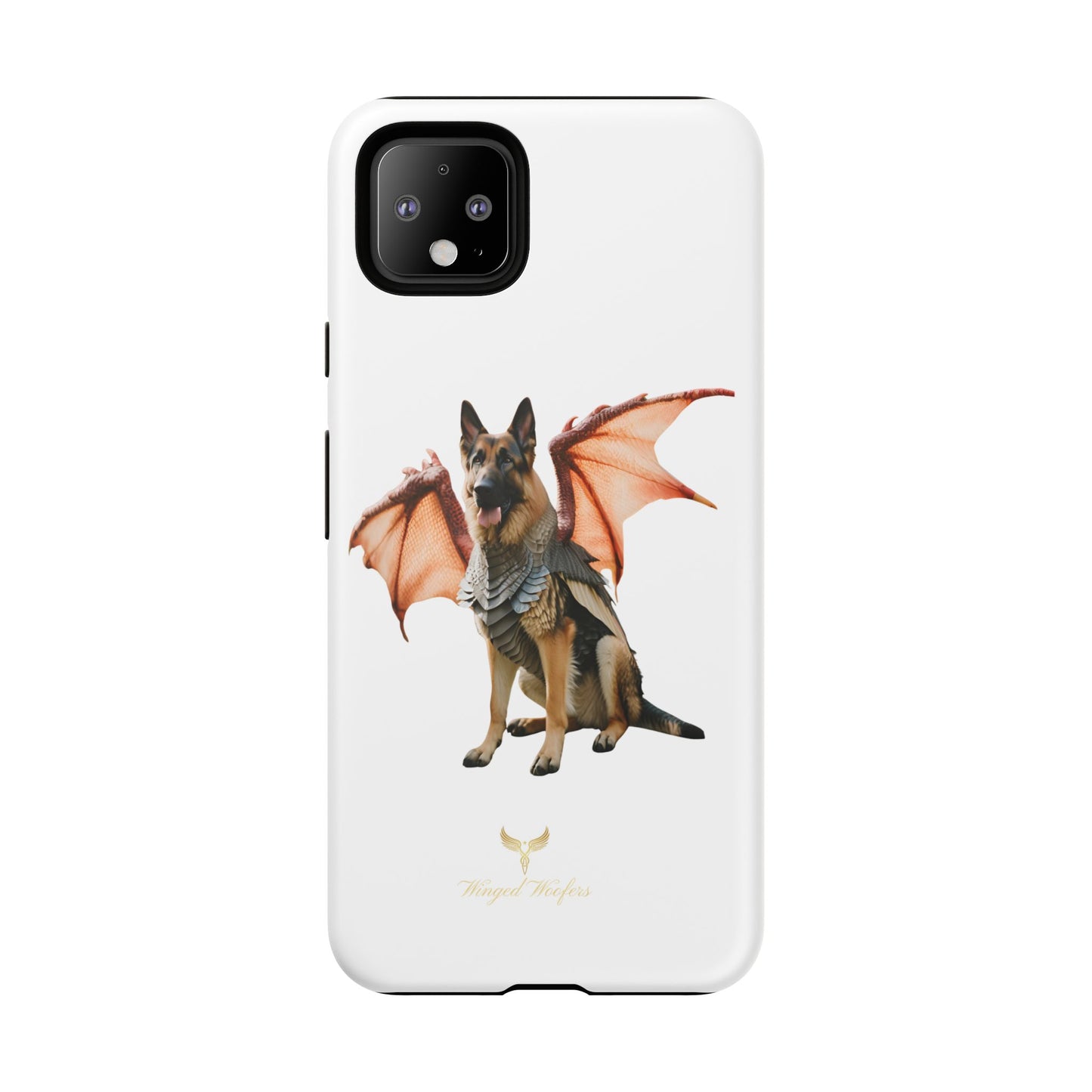 Mythical German Shepherd with Wings Dog iPhone Case | Tough Cases for Pet Lovers