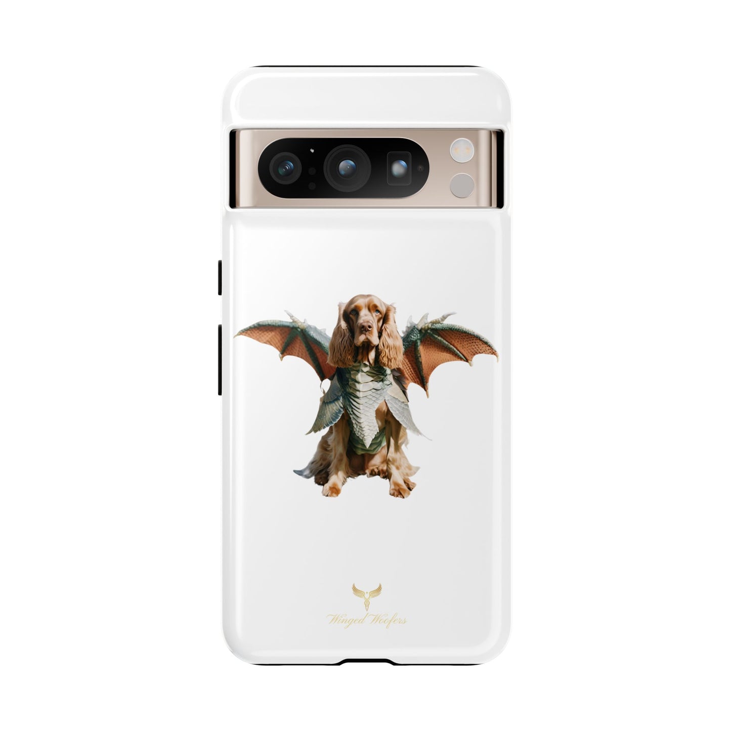 Dragon Wing Cocker Spaniel Dog Phone Case - Tough Cases for Pet Lovers