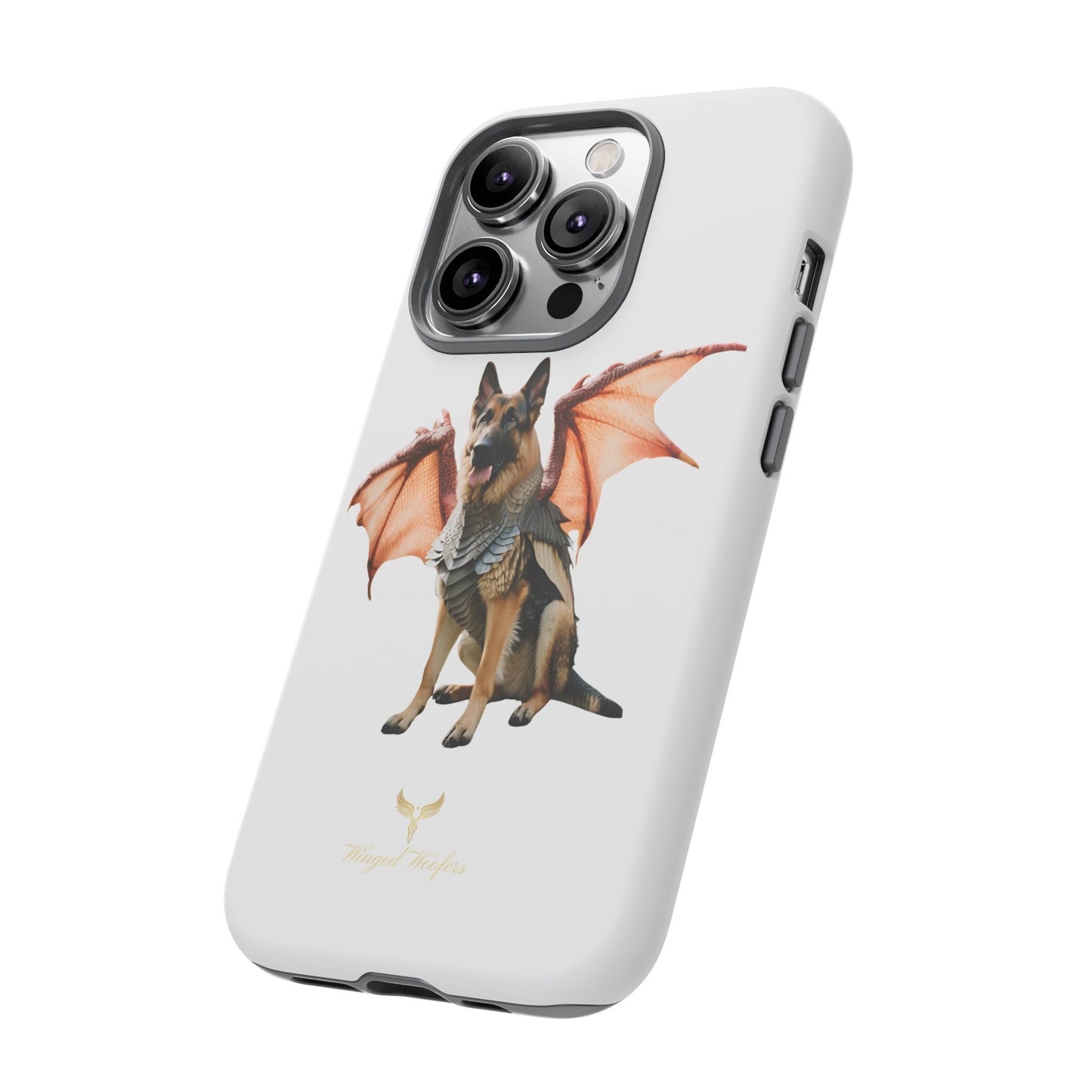 Mythical German Shepherd with Wings Dog iPhone Case | Tough Cases for Pet Lovers