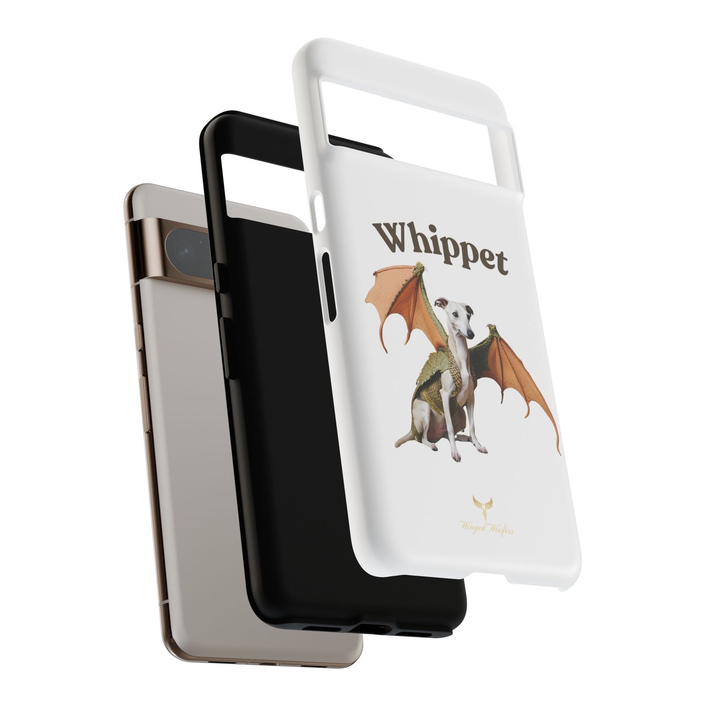 Whippet Dragon Phone Case - Tough & Stylish Pet Accessory