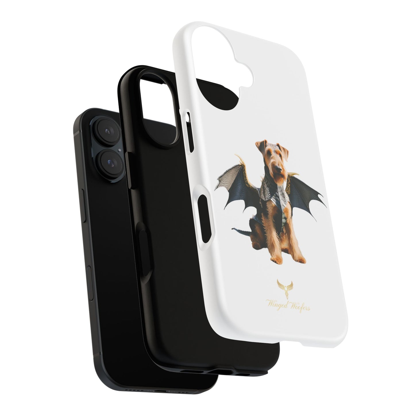 Cool Dragon Airedale Terrier Dog Phone Case - Tough Cases for Pet Lovers