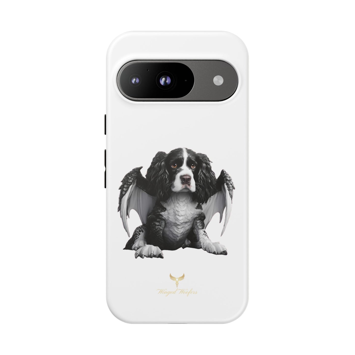 Springer Spaniel Puppy Dragon Winged Dog Phone Case - Tough Cases for Pet Lovers