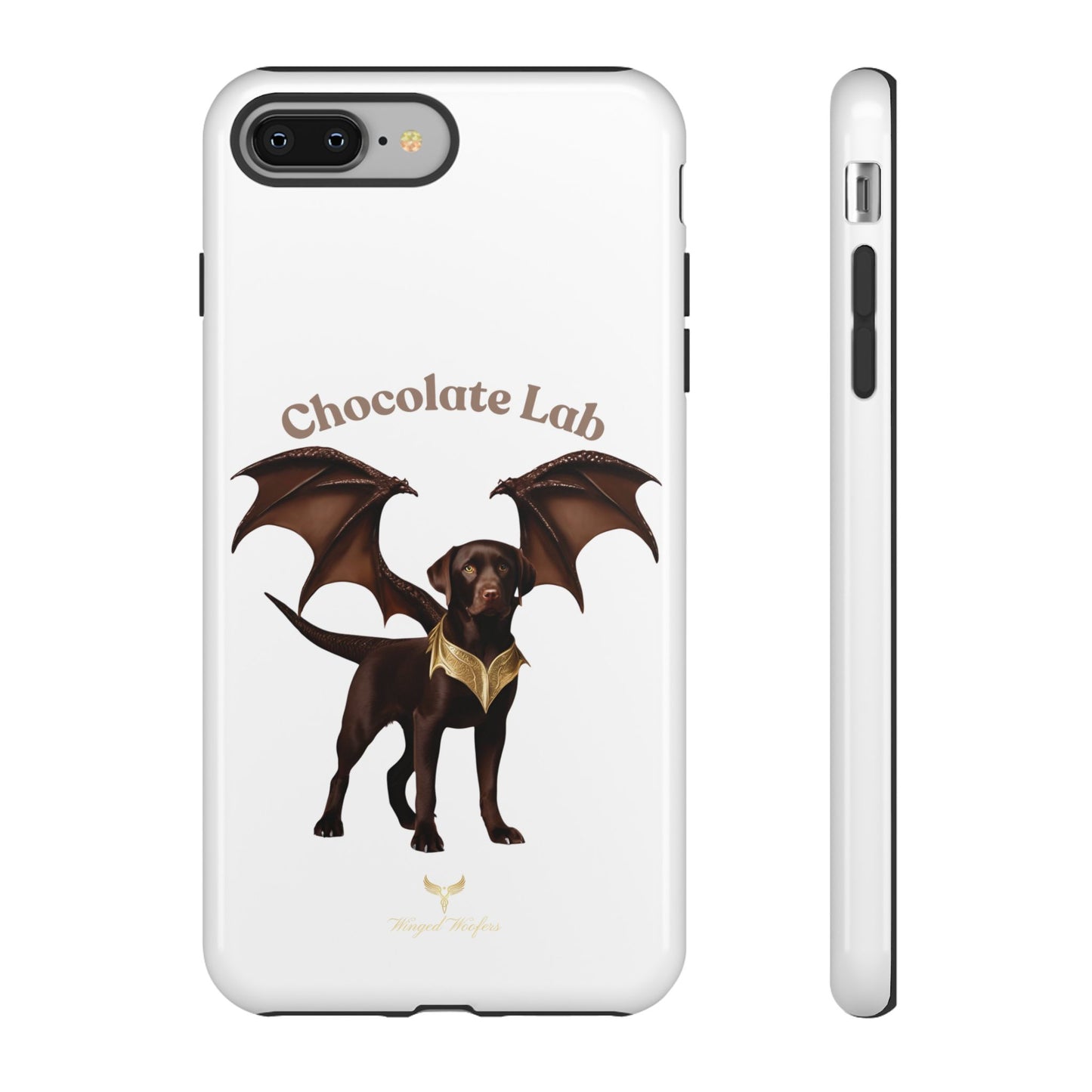 Chocolate Lab Dragon Phone Case - Tough & Stylish for Dog Lovers