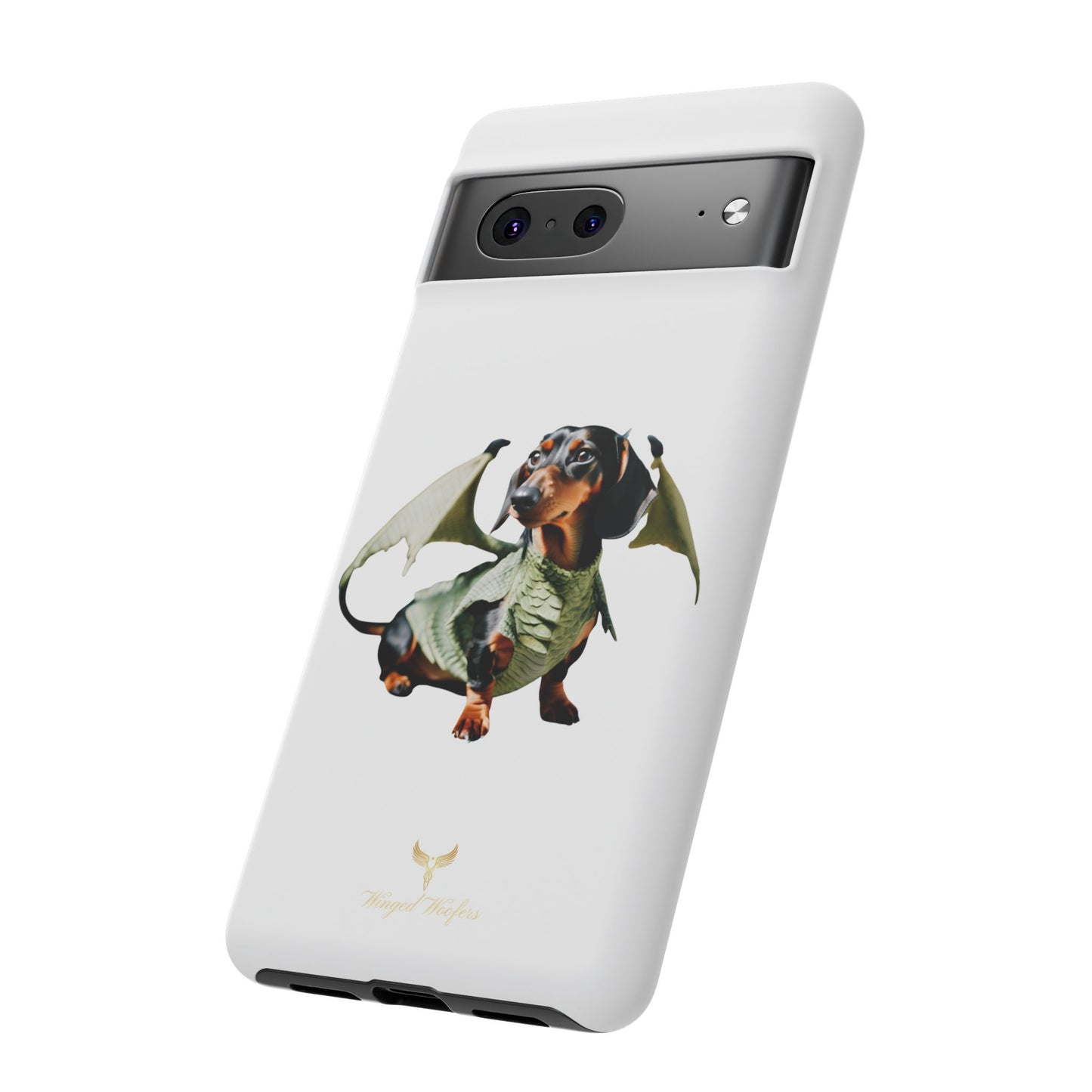 Whimsical Dragon Dog Phone Case - Tough Cases for Pet Lovers