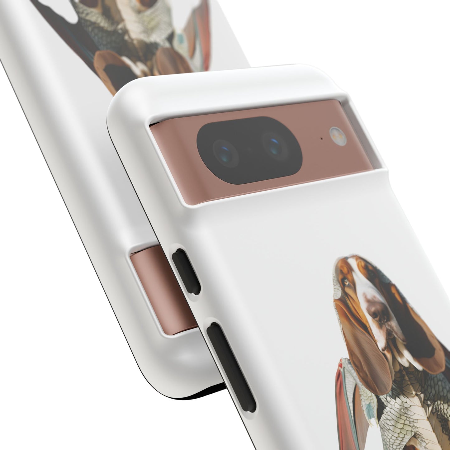 Whimsical Basset Hound Dog Phone Case - Tough Cases for Animal Lovers