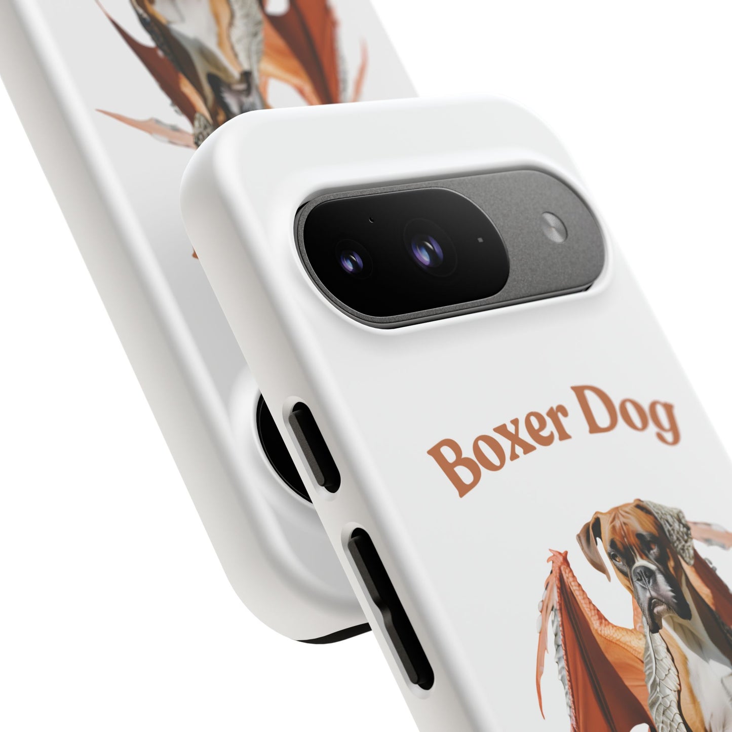 Boxer Dog Dragon Art Phone Case - Tough Cases