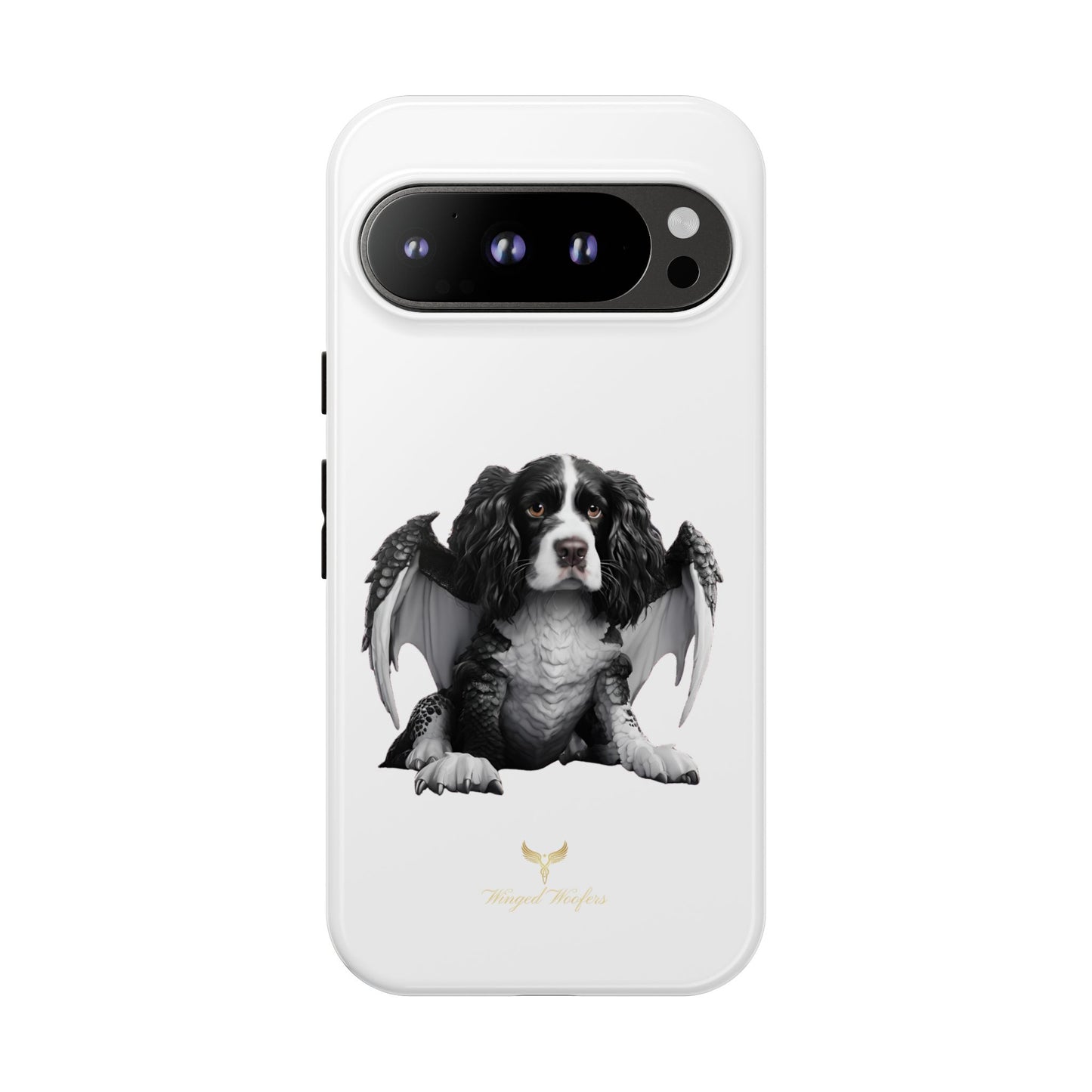 Springer Spaniel Puppy Dragon Winged Dog Phone Case - Tough Cases for Pet Lovers