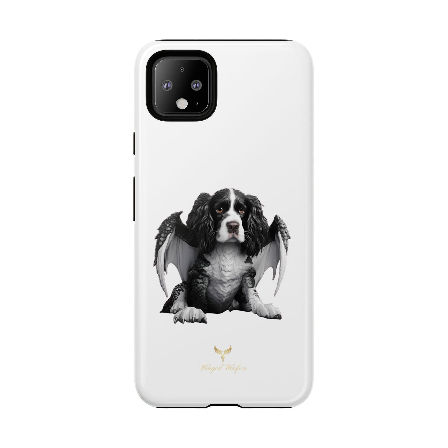 Springer Spaniel Puppy Dragon Winged Dog Phone Case - Tough Cases for Pet Lovers