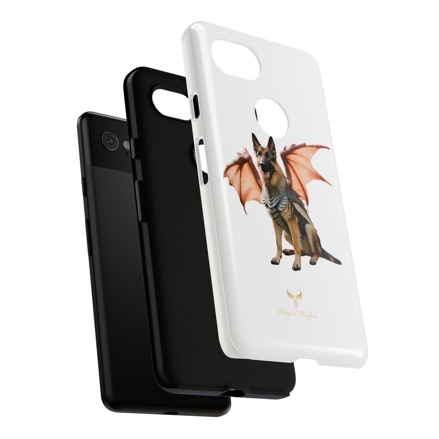 Mythical German Shepherd with Wings Dog iPhone Case | Tough Cases for Pet Lovers